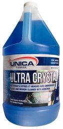 [654445] UNICA-ULC04 ''ULTRA CRYSTAL'' NETTOYANT À VITRES ET MIROIRS AVEC AMONIAQUE 4L