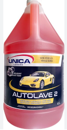 [657324-4] UNICA-NATN204 ''AUTOLAVE 2'' DÉTERGENT POUR AUTO AVEC CIRE FORMULE ÉCONOMIQUE 4L