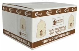 [773550-CP] S/D 86806 35X50 TRANSPARENT COMPOSTABLE REG. 100/CS