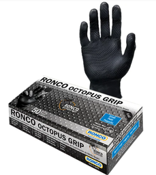 [61GN11-O] RC-762S ''OCTOPUS'' GANTS NITRILE SMALL NOIR 6MILL 50/BOITE