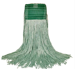 [630V16] BVS-VEBL16 MOPPE VERTE 16OZ BRINS COUPÉS AVEC BANDE LARGE