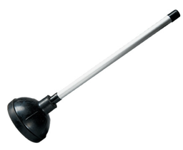 [051930] BVS-TP-WH-HD SIPHON DE TOILETTE AVEC MANCHE EN ALUMINIUM 18.5''