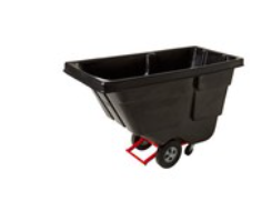 [059T16-M] RCP-1304-00-BLA CHARIOT À BASCULE EN MOUSSE STRUCTURÉE 9T16 NOIR