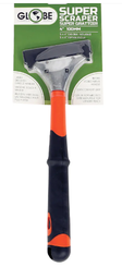 [054200-1] GLB-4200 GRATTOIR ROBUSTE 4'' NOIR/ORANGE MANCHE 12'' + PQT 5 LAMES