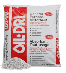 [010118] ''OIL-DRI'' SAC D'ABSORBANT D'HUILE EN GRANULE 18.15KG 