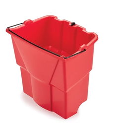 [054907] RUBBERMAID-2064907 SEAU POUR EAU SALE ROUGE 18PT 