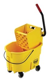 [057480-JN] RUBBERMAID-FG748000YEL CHAUDIÈRE/ESSOREUSE PRESSION LATERALE 26PTE JAUNE